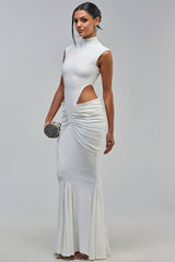 DANGEROUS CURVES SLEEVELESS BANDAGE MAXI DRESS