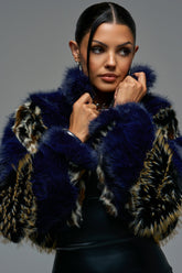 CYCLONE PATCHWORK FAUX FUR