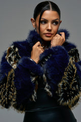CYCLONE PATCHWORK FAUX FUR
