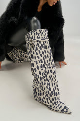AZALEA WANG ENZO DALAMATIAN WEDGE BOOT