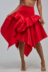 ALL ABOUT IT MIDI SKIRT