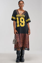 CITY GIRL LAYERED JERSEY MAXI DRESS