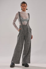 ALESSANDRA TWEED OVERALLS