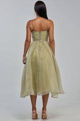 COLETTE MAXI DRESS IN OLIVE