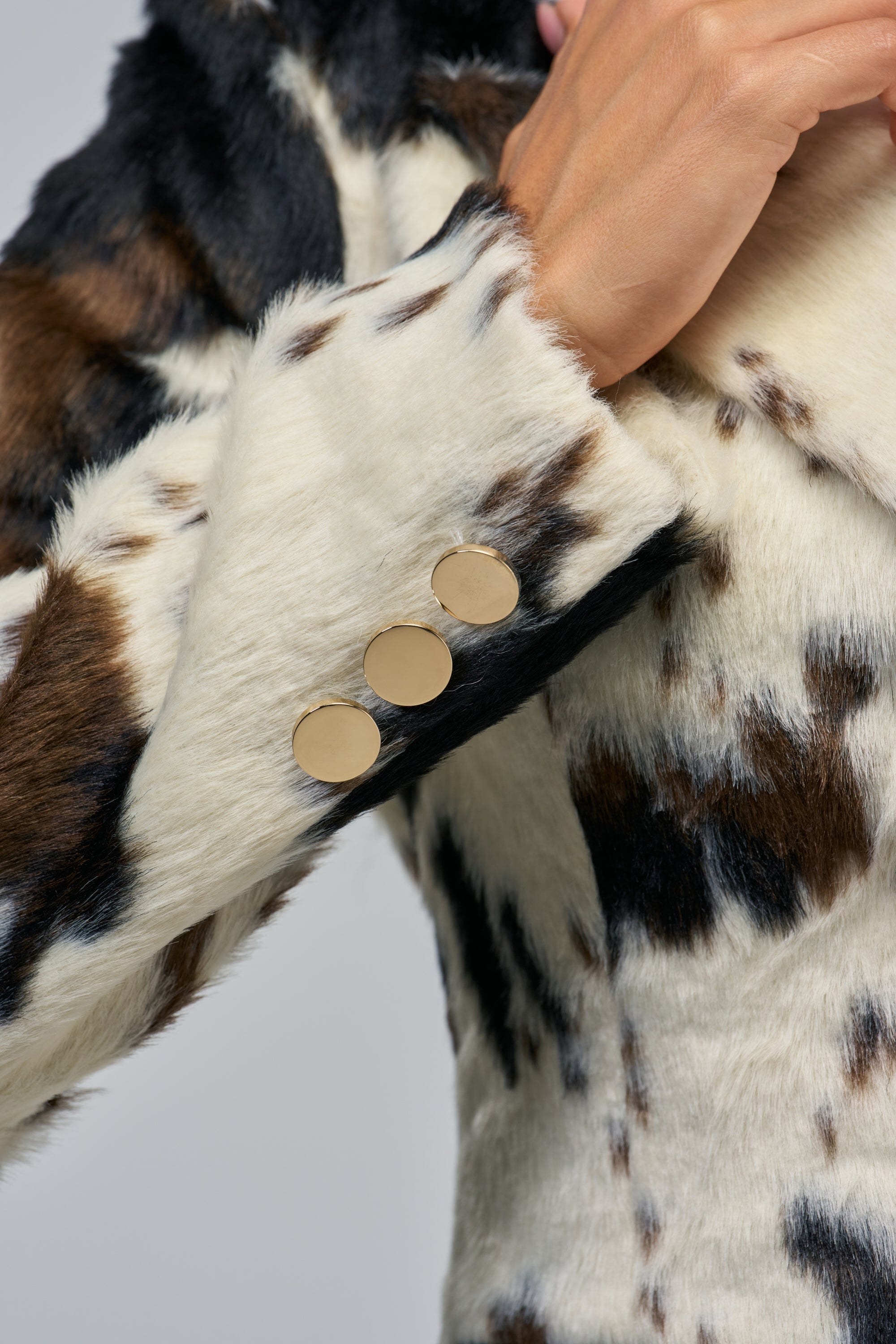 DIXIE FAUX FUR BLAZER