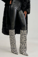 AZALEA WANG ENZO DALAMATIAN WEDGE BOOT