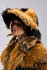 COSMO FAUX FUR OVERSIZED BUCKET HAT