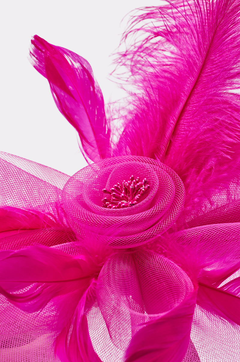 DERBY DAY PINK FASCINATOR