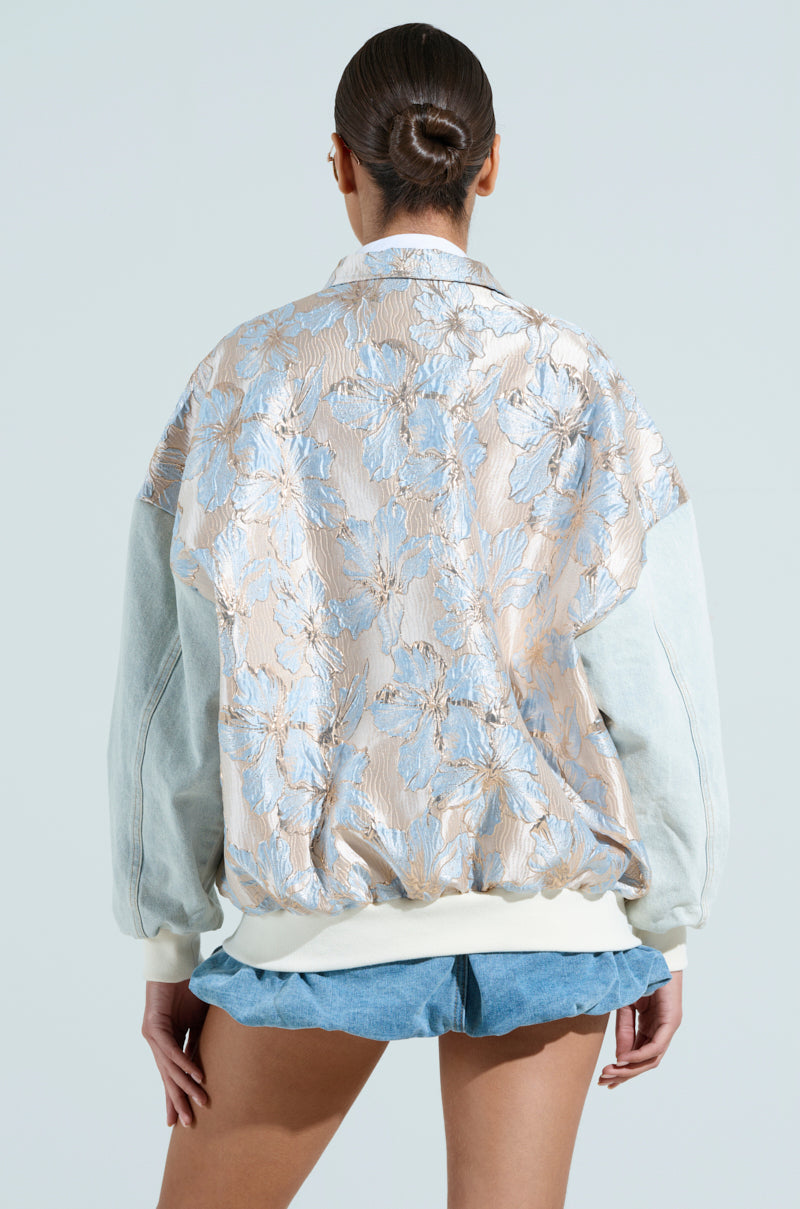 ALIYA BROCADE BOMBER