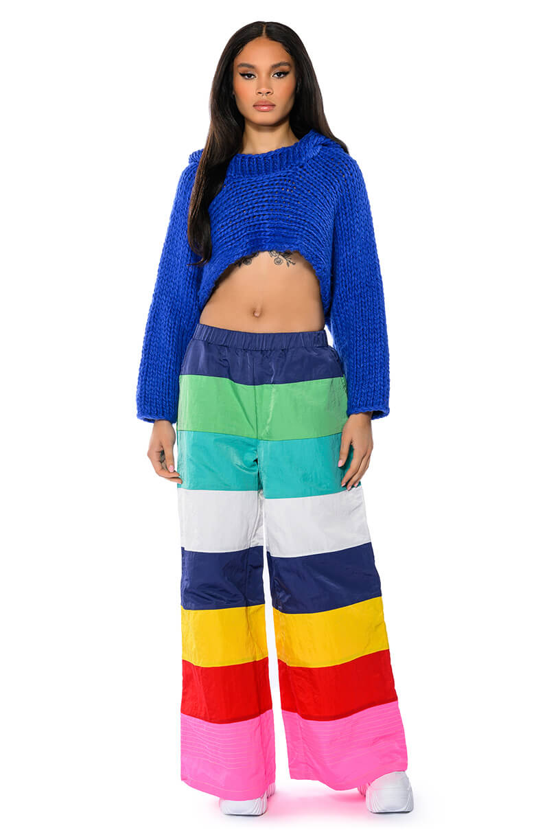 ALL EYES ON ME WIDE LEGGED PANTS