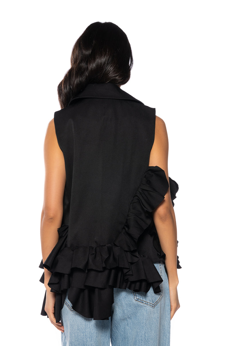 ALL THE RUFFLE VEST