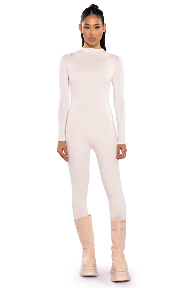 ALL THE WAY BODYCON FULL LENGTH JUMPSUIT
