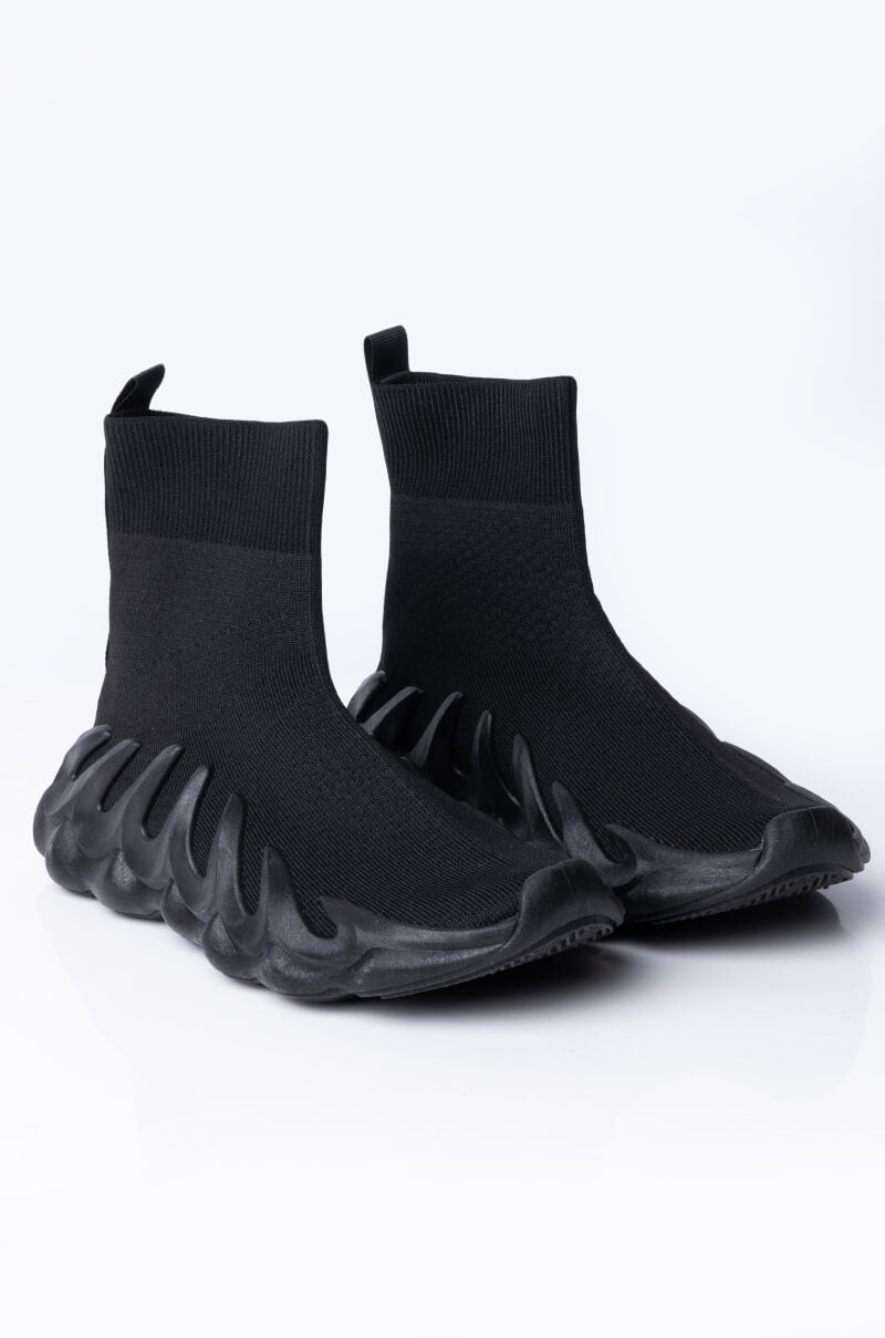 ALL YOU EVER TALK ABOUT FLAT SNEAKER BLACK
