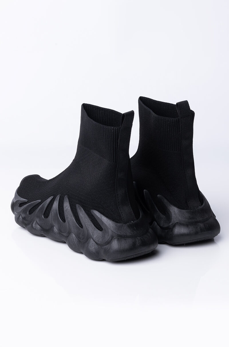 ALL YOU EVER TALK ABOUT FLAT SNEAKER BLACK