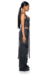 CHEMICAL ROMANCE DRAMATIC CORSET TOP