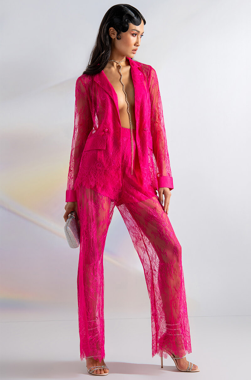 ALL OVER LACE BLAZER