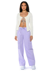DATE NIGHT TIE FRONT KNIT CARDIGAN