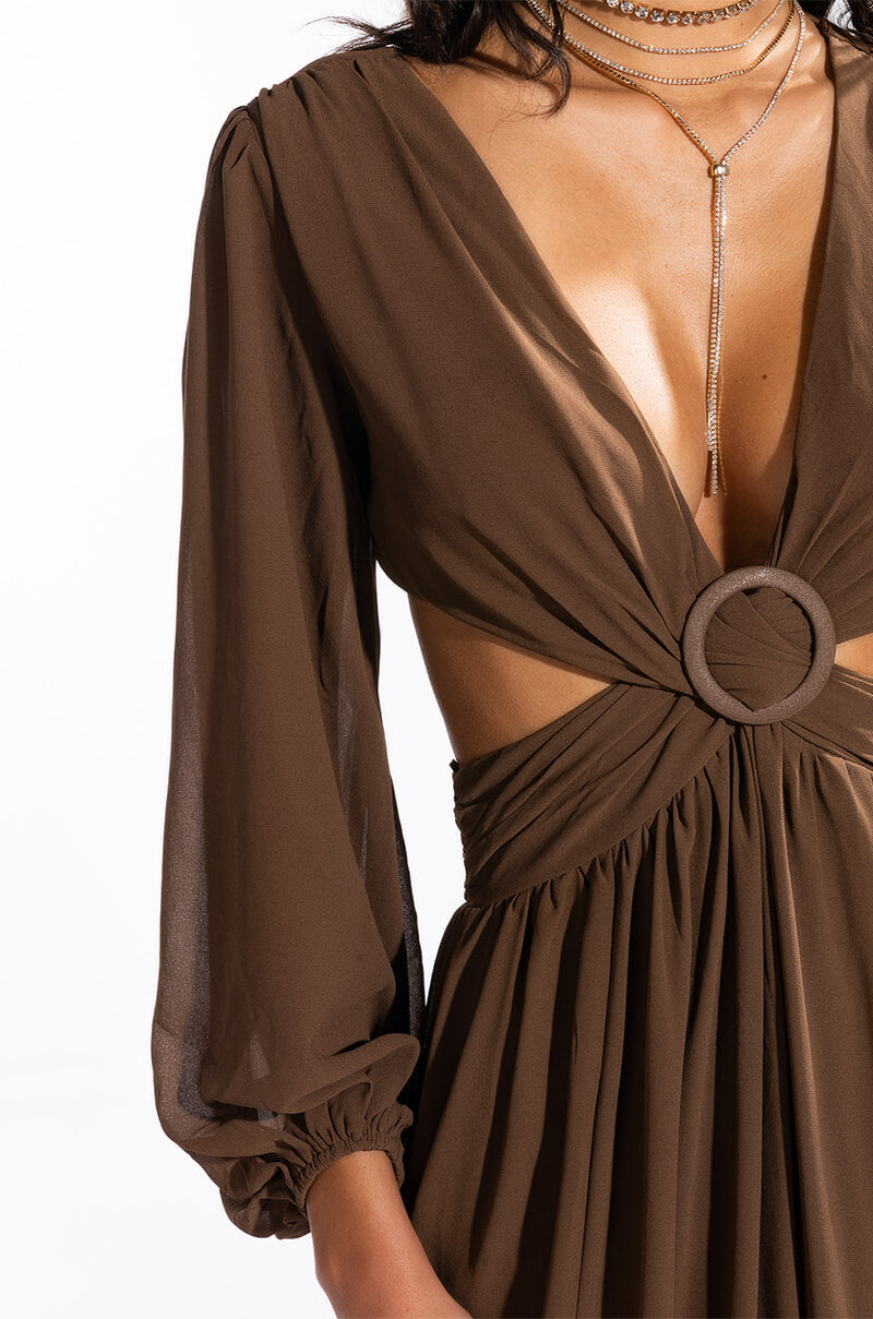 DAYS LIKE THIS MAXI HIGH SLIT DRESS
