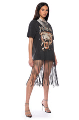 DEF LEPPARD FRINGE DRESS